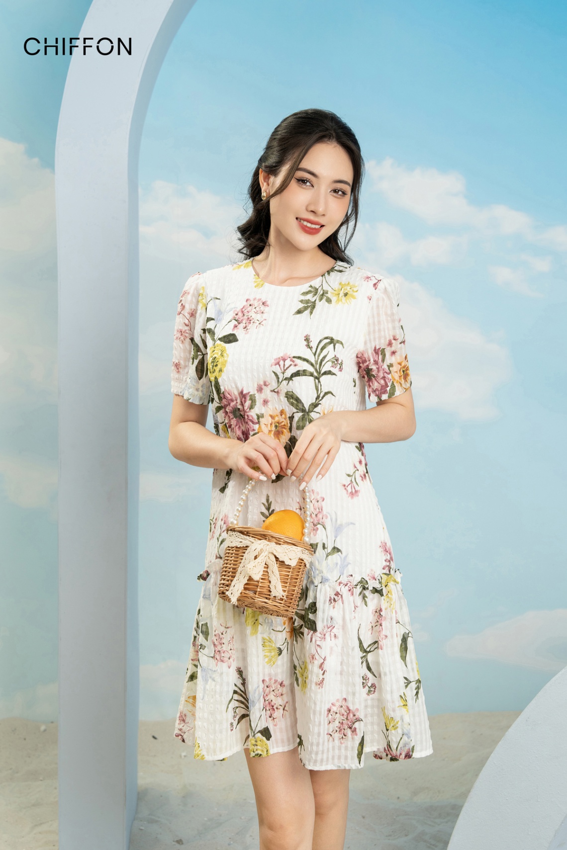 Đầm Suông Trung Niên Cao Cấp Luxury Selina Dress