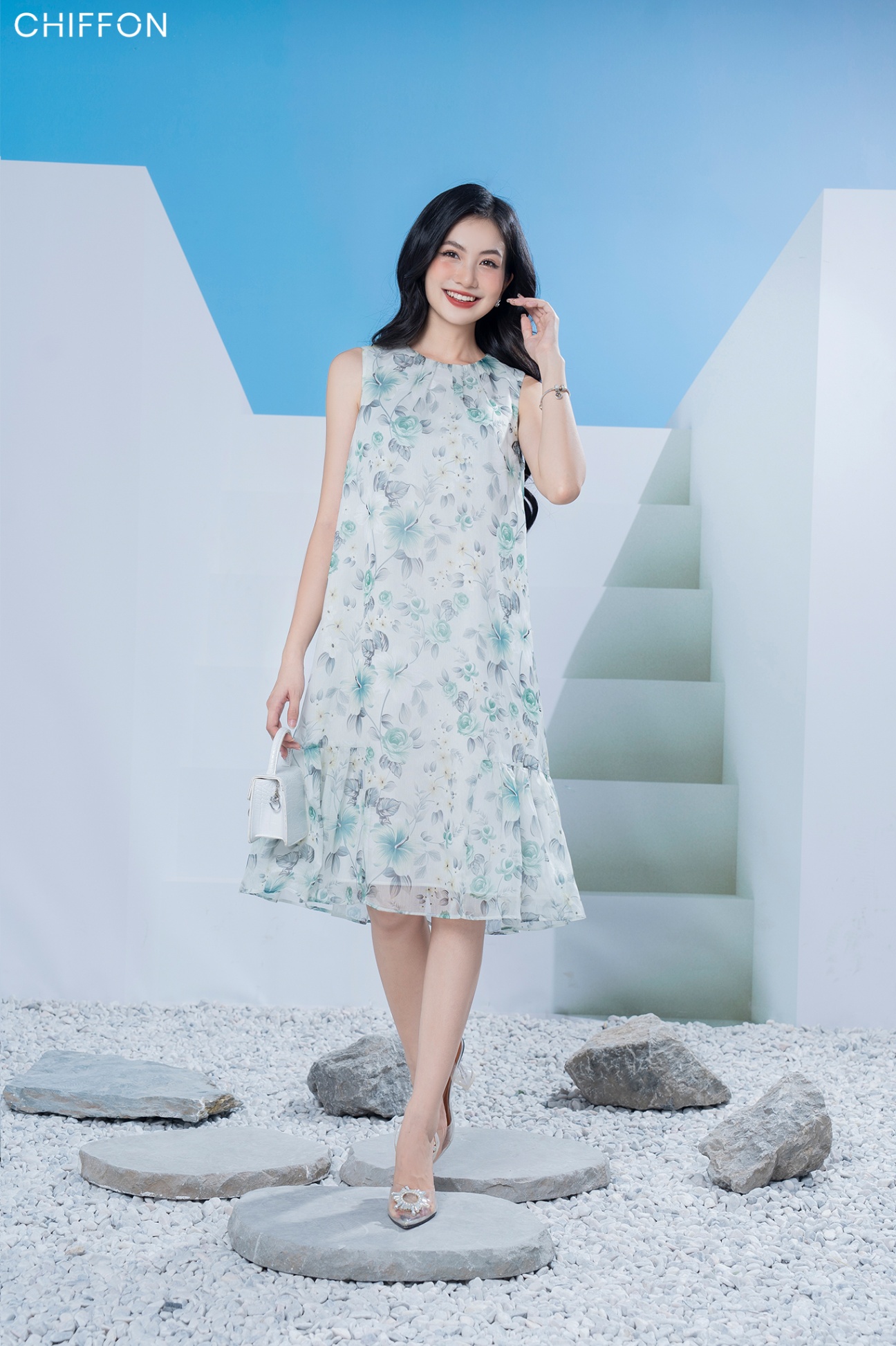 Váy Xuông Đi Biển Dáng Dài Dự Tiệc MICHI House Đầm Suông Đuôi Cá Thiết Kế  Dài Quá Gối Có Bigsize Che Bầu Tốt V952 - Tìm Voucher