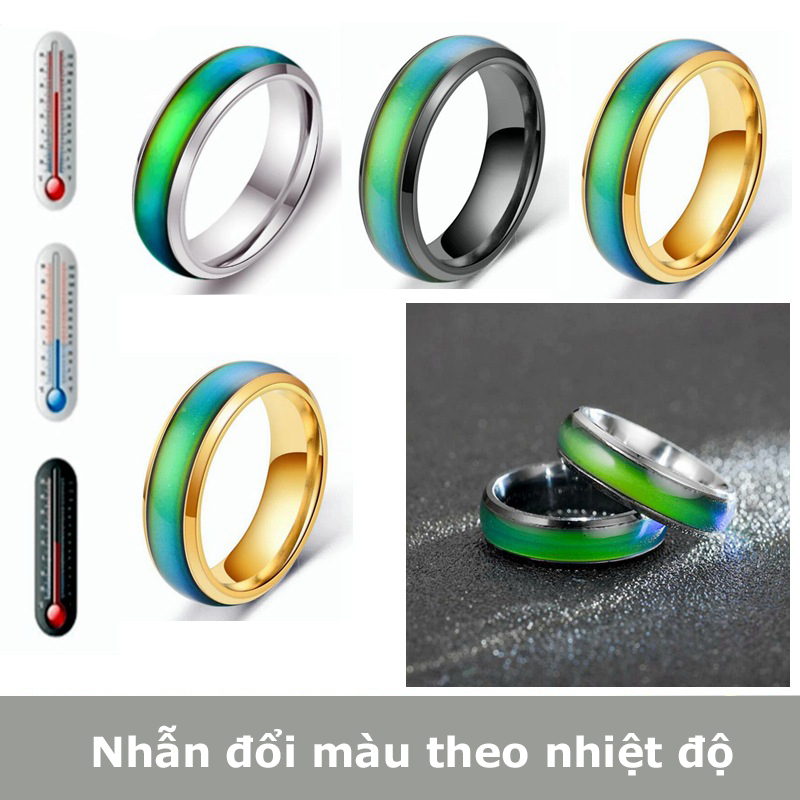 Nhẫn đổi màu theo nhiệt độ