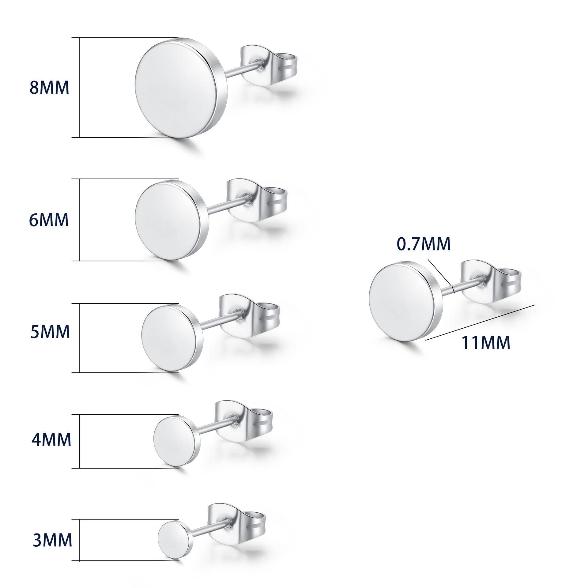 Bông Tai Nam Nữ Sỏ Lỗ Tai Cực Chất