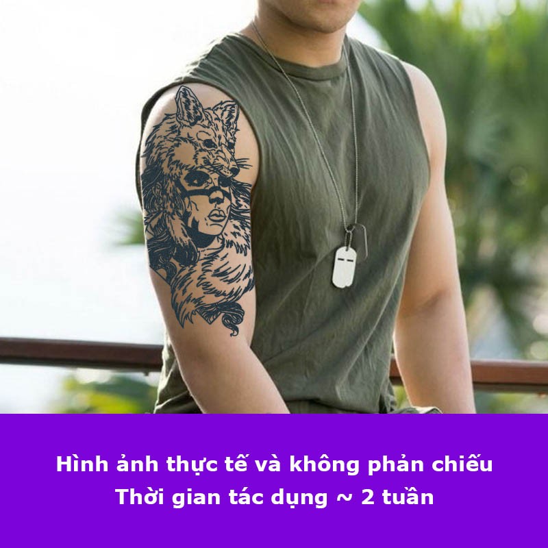 Hình xăm người sói KT-002