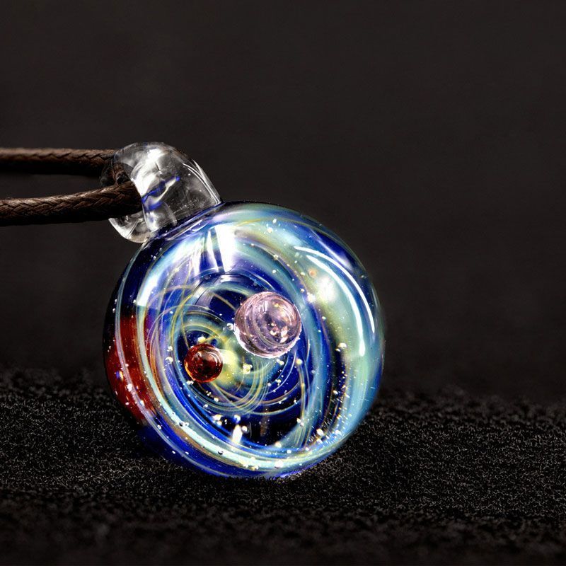 DÂY CHUYỀN VŨ TRỤ CAO CẤP (UNIVERSE COSMIC SPACE GLASS NECKLACE)