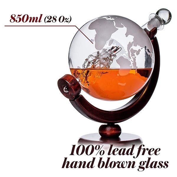 BÌNH RÓT RƯỢU THUYỀN PHÚ QUÝ (SHIP GLOBE DECANTER)