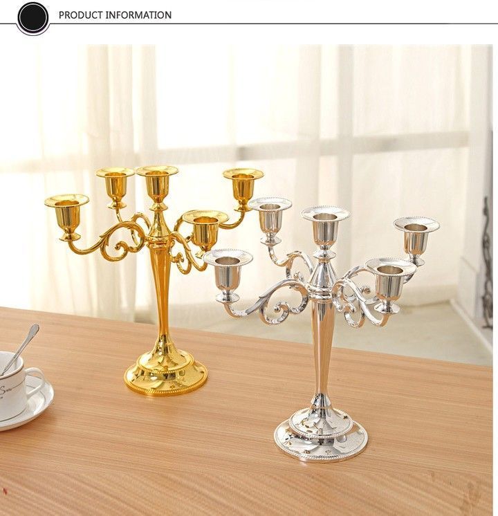 CHÂN NẾN CỔ ĐIỂN KIM LOẠI PHONG CÁCH VINTAGE (VINTAGE METAL CANDLE HOLDER)