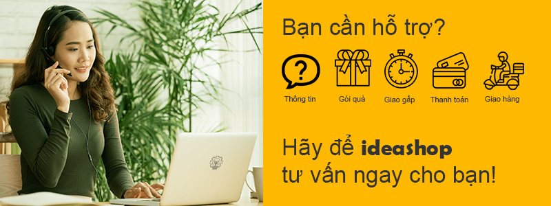 Shop Quà tặng uy tín hỗ trợ khách hàng nhiệt tình ideashop