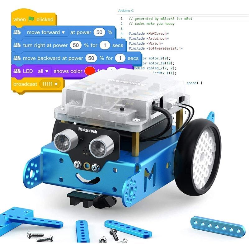 BỘ LẮP RÁP THÔNG MINH STEM LẬP TRÌNH MAKEBLOCK MBOT ROBOT KIT