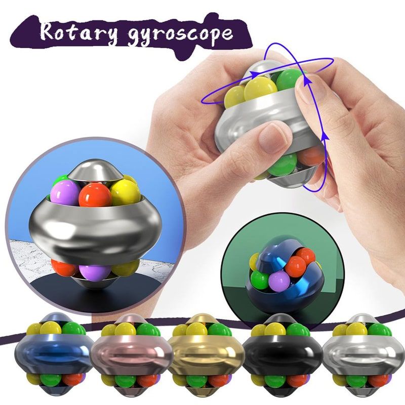 Quả cầu tư duy giảm stress cầm tay kim loại psychedelic magic ball