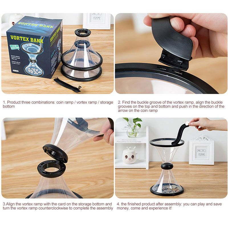 Vortex Coin Bank Ống heo Lốc xoáy (Vortex Coin Bank)