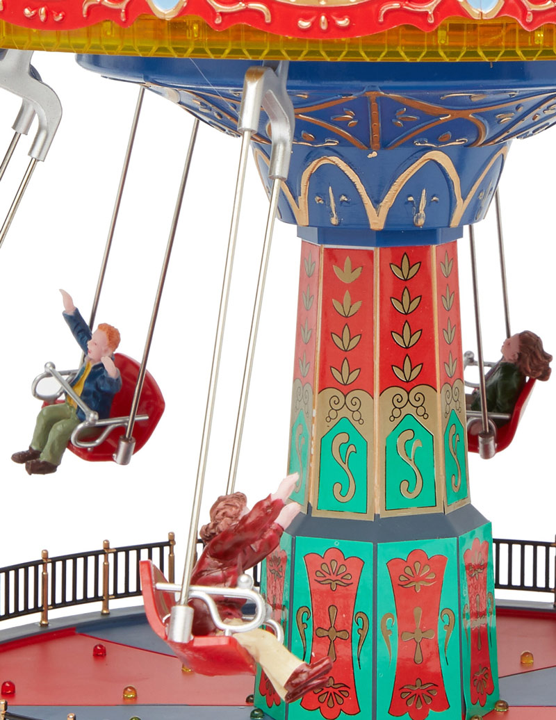 Mô hình chuyển động Lemax The Sky Swing Carnival Ride - Nhà Ngôi làng Giáng Sinh Lemax Christmas Village