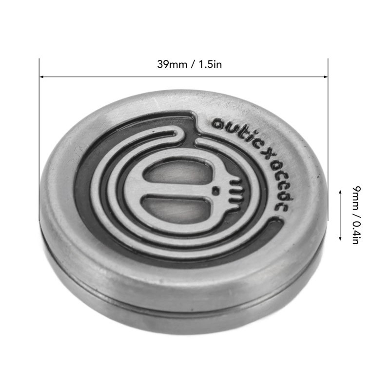 THẺ ĐẨY EDC HÌNH ĐỒNG XU |Trented Magnetic Coin Pusher