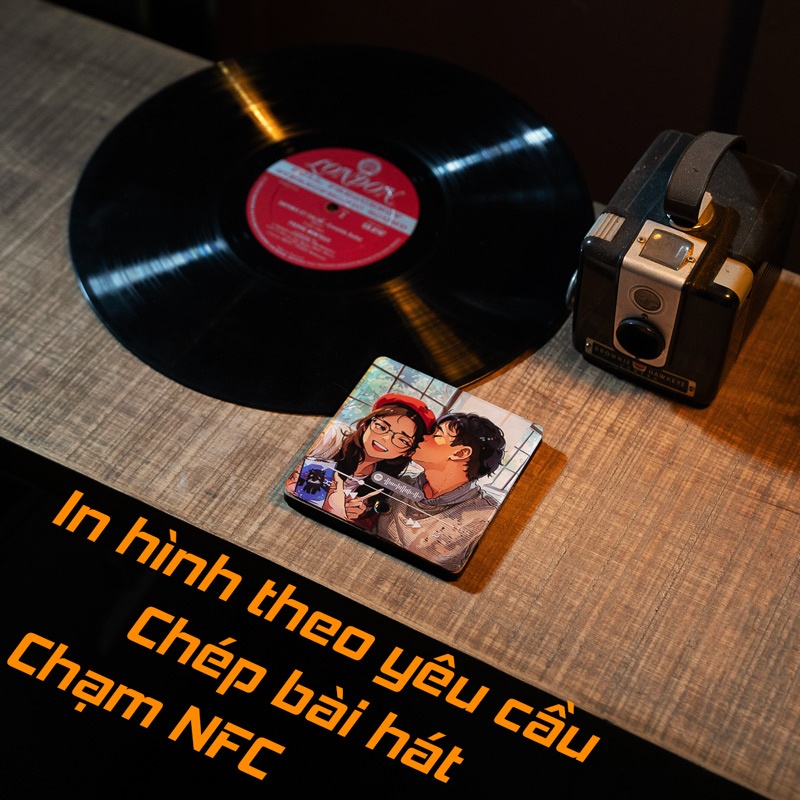 Custom Nam Châm Phát Bài Nhạc In Hình Theo Yêu Cầu (Personalised Fridge Magnet with Music Player)