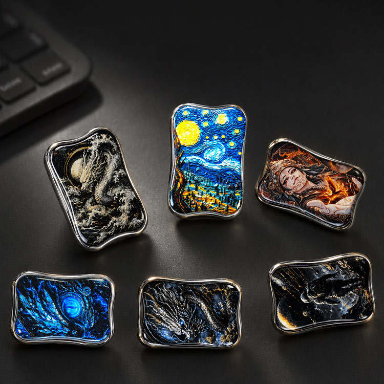 Thẻ Đẩy EDC Freehand Vô Cực Chòm Sao Auriga Ngự Phu Toạ - Phiên bản Đặc Biệt Custom Plate Riêng Theo Yêu Cầu by Halaoo Player