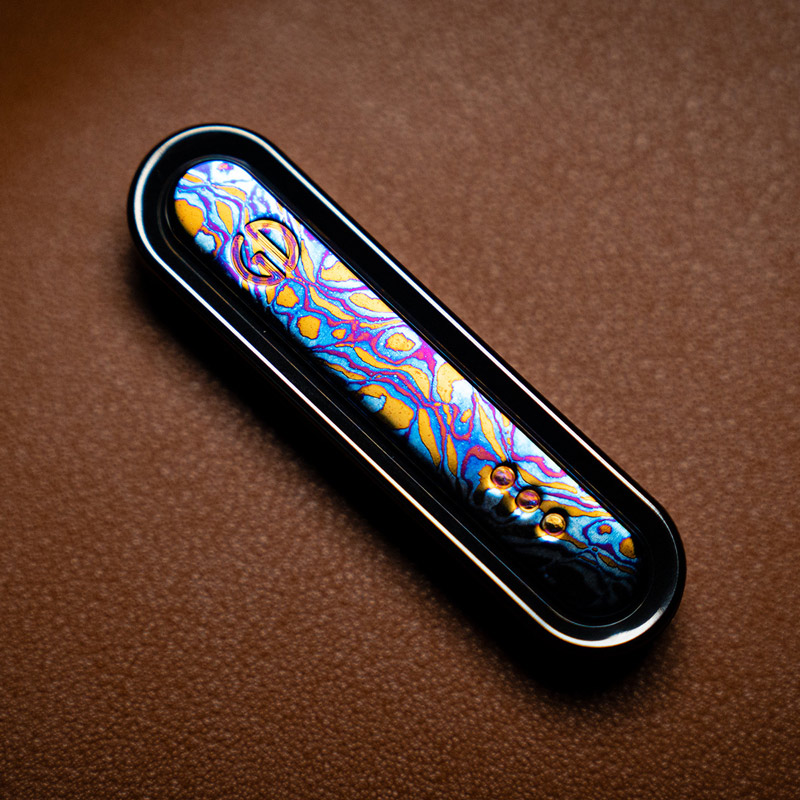 Thẻ Đẩy EDC Seasoning Stick - Zircon + Timascus by GD