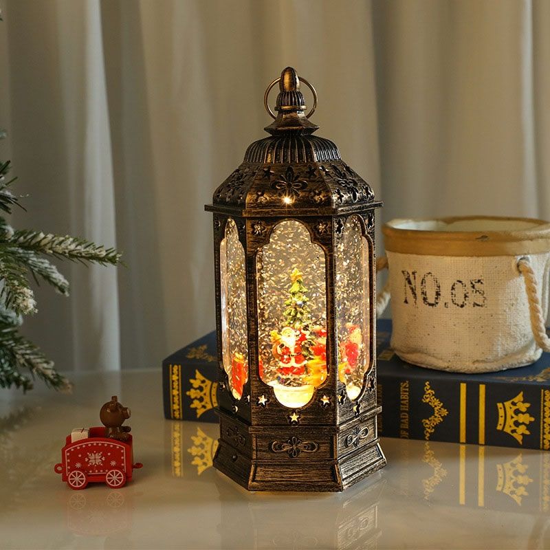 Quả cầu tuyết giáng sinh Món quà xoay quanh ông già Noel