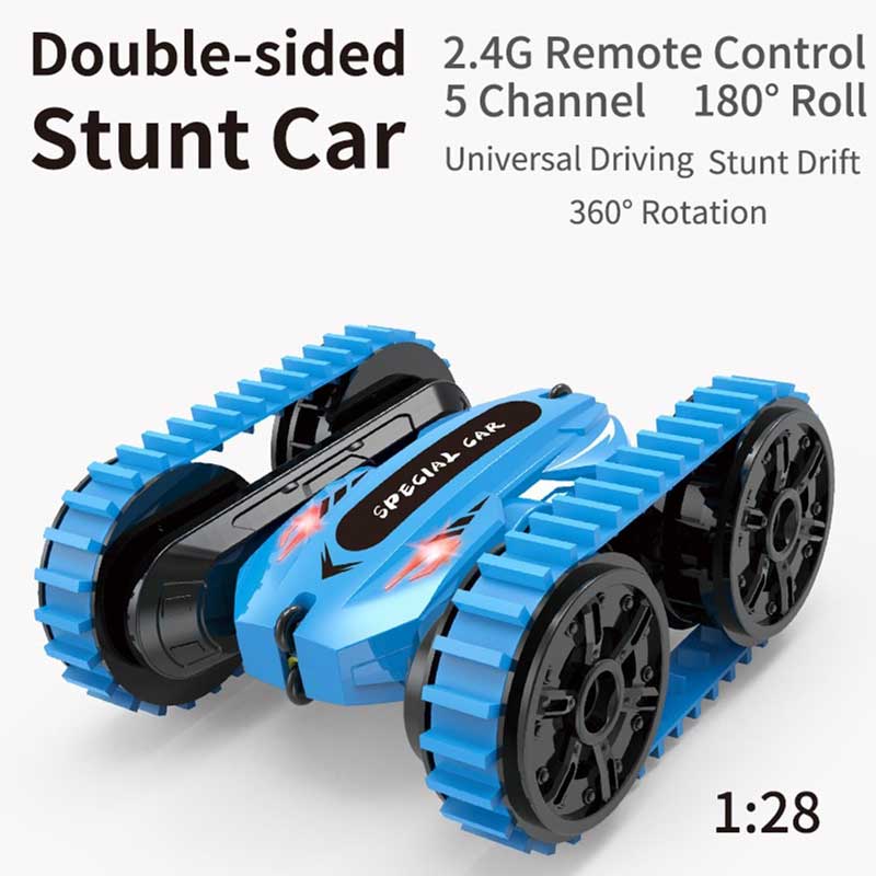 ĐỒ CHƠI ĐIỀU KHIỂN TỪ XA CHO BÉ XE ĐIỀU KHIỂN CÓ THỂ ĐỔI BÁNH XE REMOTE CONTROL STUNT CAR TOYS