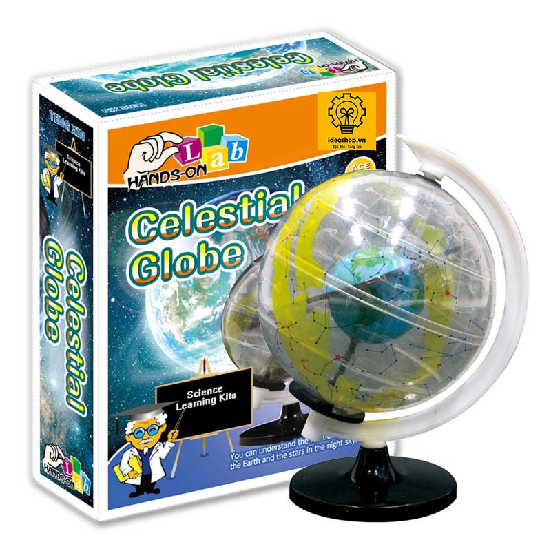 Bộ lắp ráp STEM Quả cầu chòm sao thiên hà để bàn celestial globe