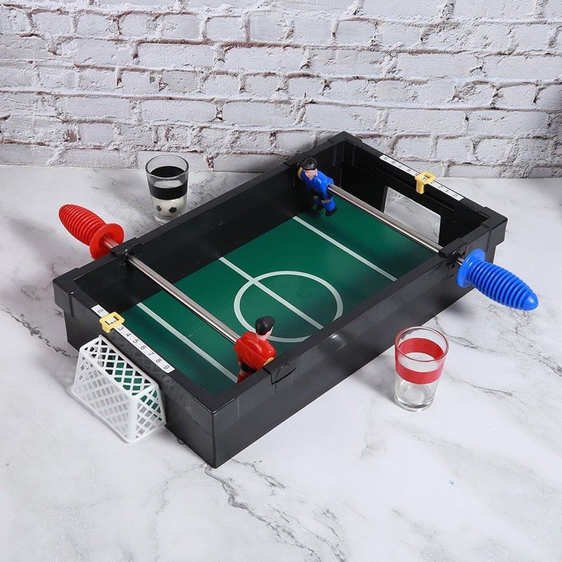 Đồ chơi ăn nhậu bàn bi lắc uống rượu FOOSBALL Mini Table Double Football Drinking Game