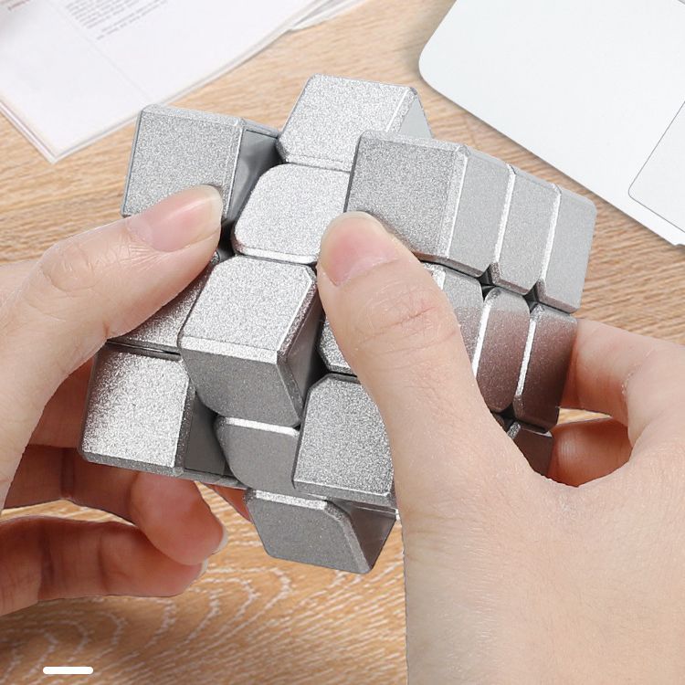 Khối Rubik 3x3 Kim Loại DIY Độc đáo Metal Rubik's Cube 3x3