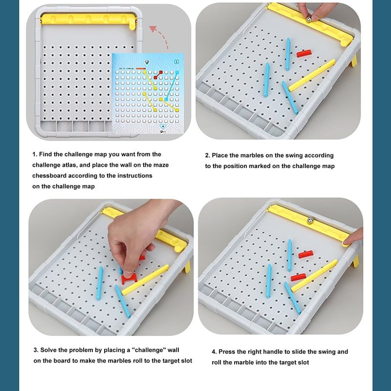 ĐỒ CHƠI TƯ DUY MÊ CUNG TRỌNG LỰC LABYRINTH THE GRAVITY POWERED LOGIC GAME