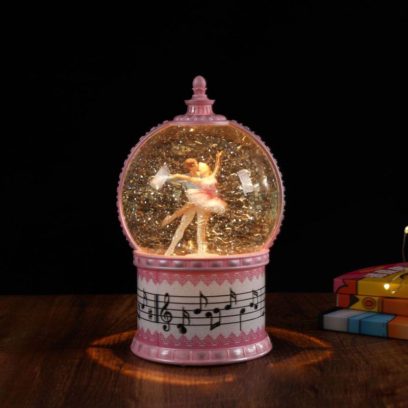 Quả cầu đèn hình Vũ Công Ballet, Quà tặng Xinh xắn cho Bạn Gái (Rotating Ballet Ball Music Box)