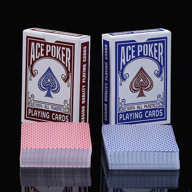 BỘ BÀI TÂY MÀU TRẮNG CHẤT LIỆU NHỰA PVC CHỐNG THẤM NƯỚC (PLASTIC PLAYING CARDS)