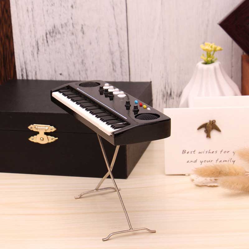 Mô hình trang trí đàn organ điện tử Mini electronic organ model decoration