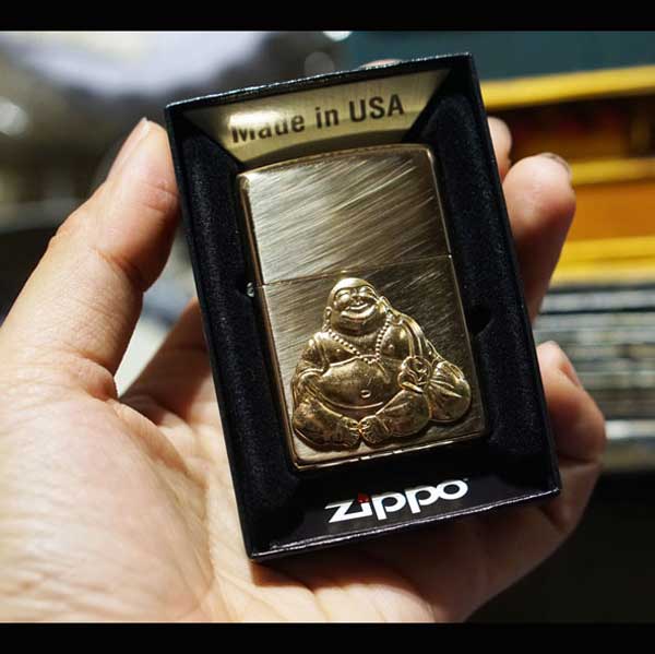 Zippo Laughing Buddha Pocket Lighter