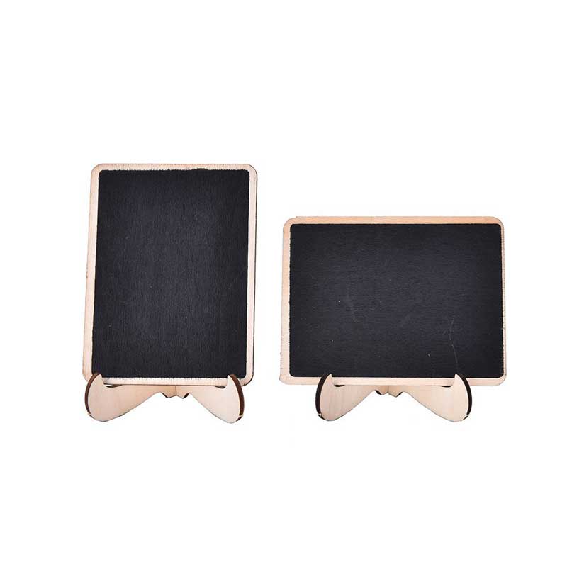 Bảng gỗ đen Mini dựng để bàn Trang trí bàn tiệc Bảng ghi giá (Mini Chalkboard)