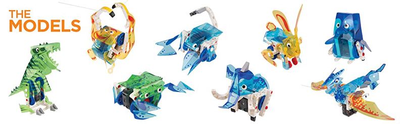 Bộ lăp ráp 10 mô hình stem điều khiển từ xa 8 con vật Thames & Kosmos Remote  - Control machines animals  science Kit