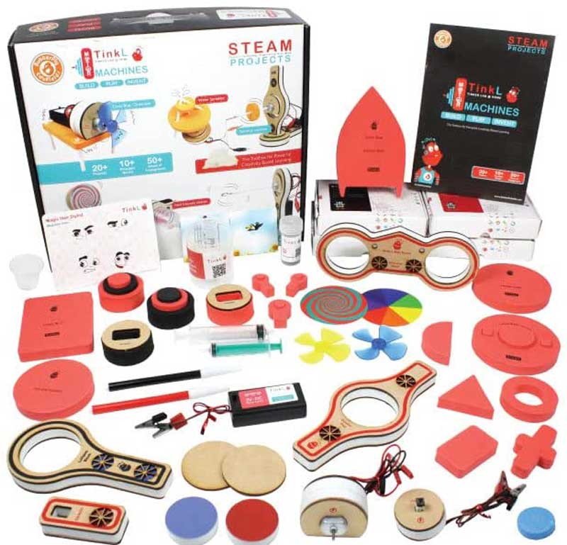 Bộ lắp ráp 20 thí nghiệm khoa học, điện tử ButterflyEduFields Electric Motor kit - 20+ Science Experiments Electronics kit for Kids - DIY STEM Educational Learning Science Toys for 5 6 7 8 9 10 Years Old Boys and Girls