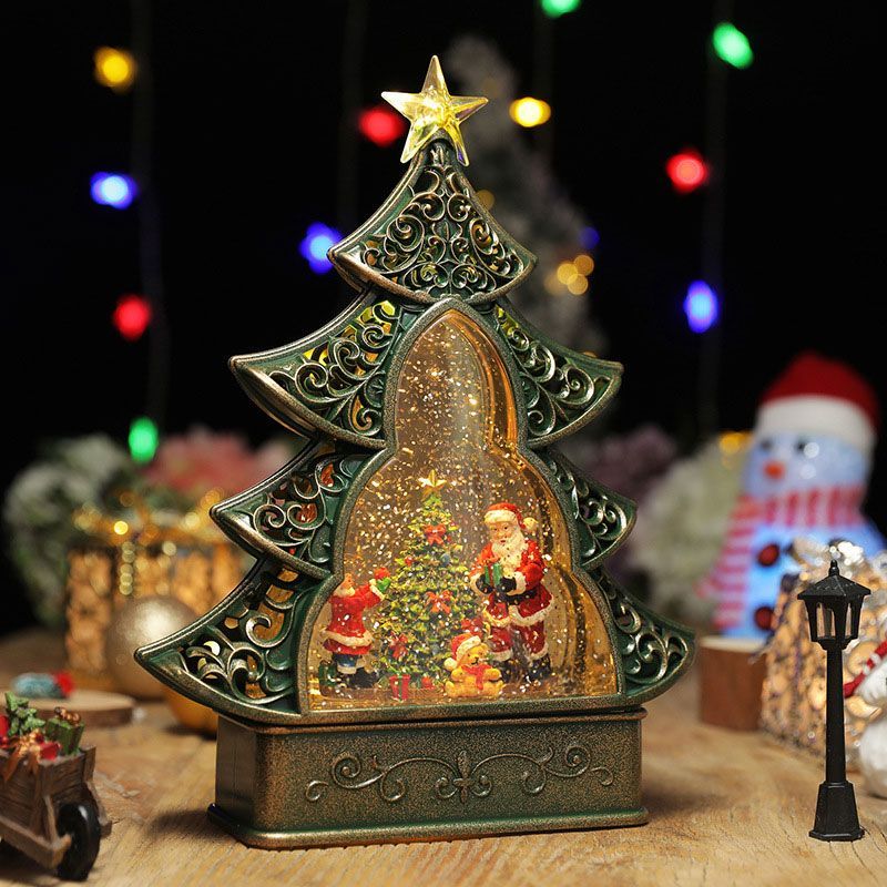 Quả cầu tuyết Giáng Sinh mẫu Cây Thông Noel , Quà tặng Giáng Sinh cao cấp