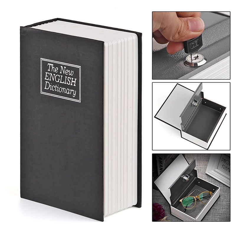 KÉT SẮT ỐNG HEO HÌNH SÁCH TỪ ĐIỂN THE NEW ENGLISH DICTIONARY SAVING BOX