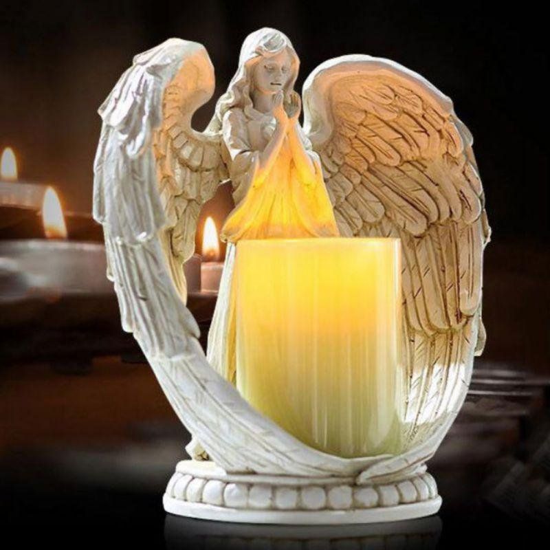 Tượng Thiên Thần Đế Nến Lớn-Nhỏ (Angel Candle Holder)