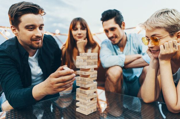 BỘ ĐỒ CHƠI RÚT GỖ (JENGA WOODEN BLOCKS)