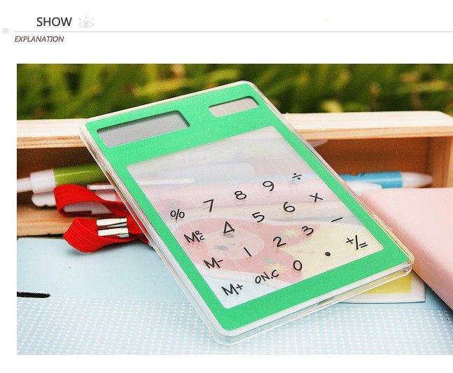 Máy tính Bỏ Túi Trong Suốt Cảm Ứng (Transparent Calculator)