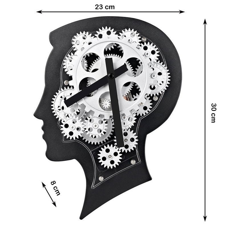 đồng hồ bánh răng não người độc đáo và sáng tạo