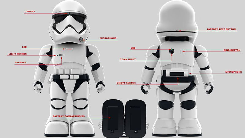 robot thông minh cho bé Robot Lập trình Star Wars (First Order Stormtrooper Robot)