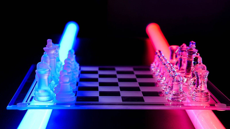 Bàn cờ vua độc đáo Glass Chess