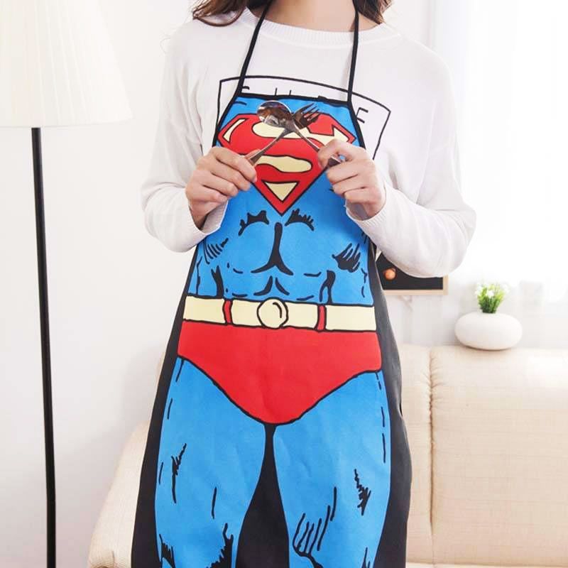 Tạp dề Siêu nhân, Siêu Anh hùng (Batman, Superman, Captain America Apron)