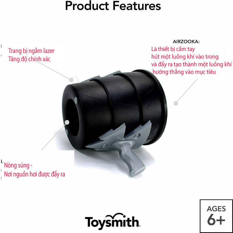 súng Thần công không khí Lazer Airzooka