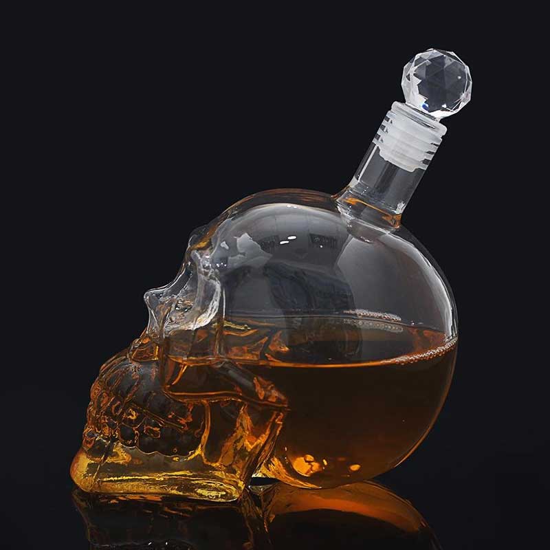 BÌNH THỦY TINH HÌNH ĐẦU LÂU (CRYSTAL HEAD BOTTLE)