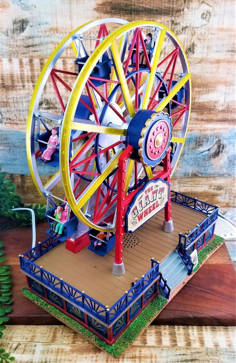 Tượng trang trí giáng sinh cao cấp Lemax® The Giant Wheel Village Carnival Ride