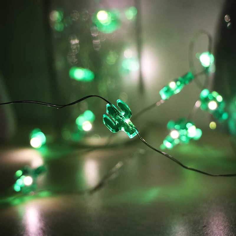 Dây đèn Led đom đóm hình xương Rồng 3m 30 bóng ( 30 led cactus led string fairy light)