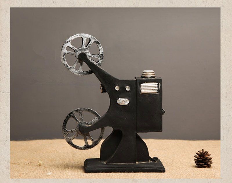 Tượng mô hình Máy chiếu phim cổ (Movie Projector Statue)