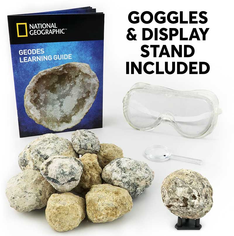 Trò chơi Động tinh thể Crystal (National Geographic Break Open 10 Geodes)