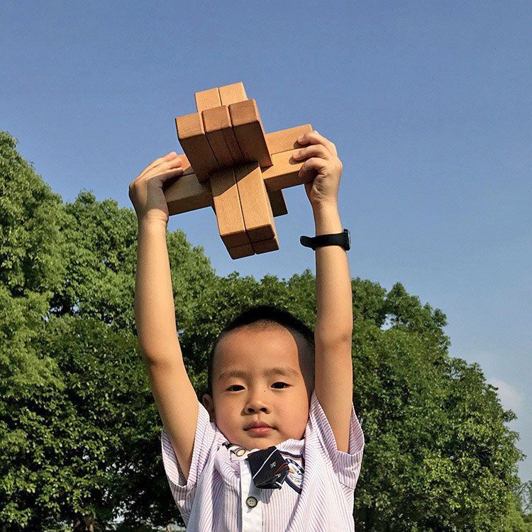 GIẢI ĐỐ GỖ KHỔNG LỒ - LẮP GHÉP GỖ THÔNG MINH (GIANT WOOD PUZZLE)