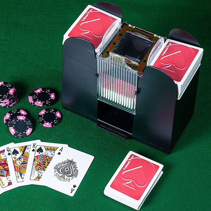 Máy xào bài poker automatic card shuffler