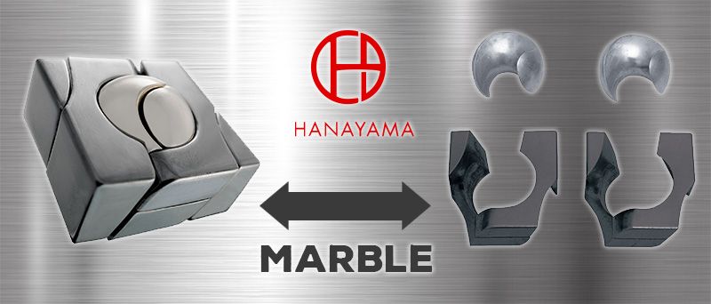 huzzle hanayama level 5 cast marble