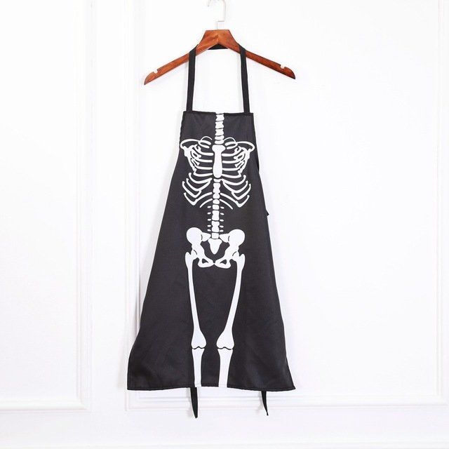 Tạp dề hình Xương Người Đồ hóa trang Halloween Quà tặng Độc đáo tặng bạn bè (Halloween Skeleton Cooking Apron)