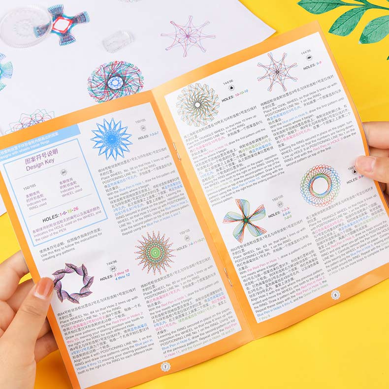 bộ thước vẽ sáng tạo spirograph